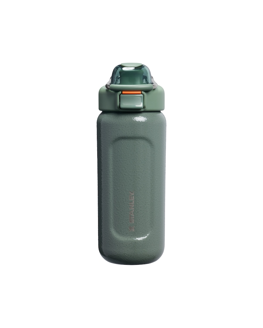 Stanley 1913 Isolierflasche - 0,47L CLASSIC WELLSPRING BOTTLE Hammertone Green Grau