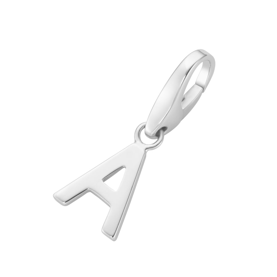 Giorgio Martello Milano Charm Buchstabe A, Silber 925 Damen