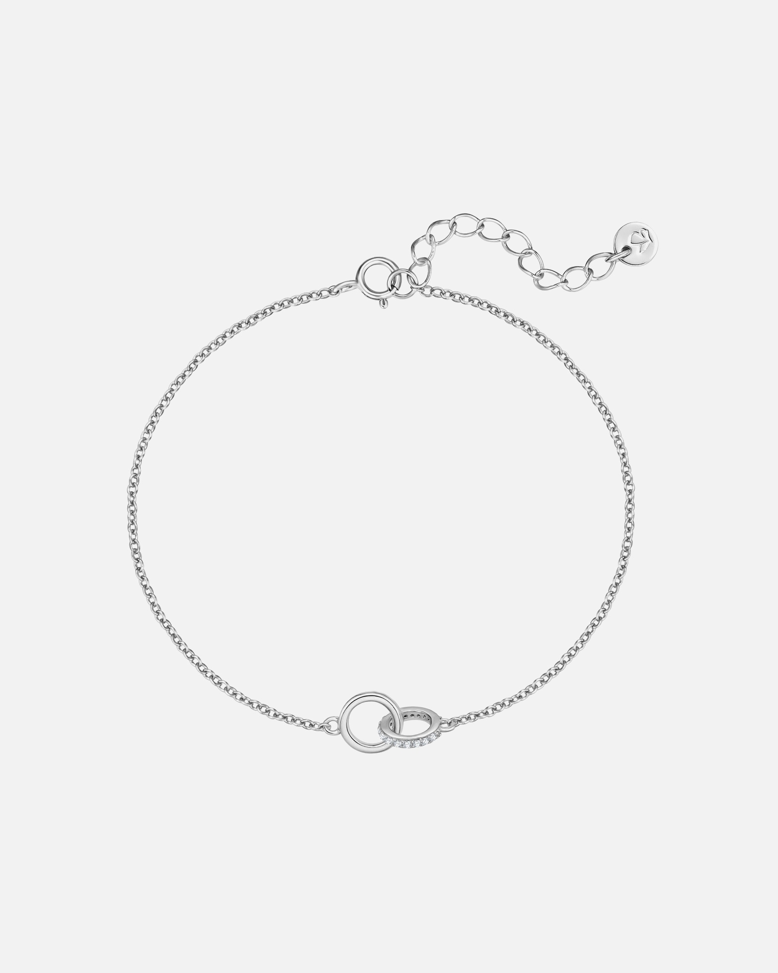 Armband für Weiblich Glanzstücke München Armband aus Sterling Silber in silber mit Zirkonia 17,0 cm Basislänge + 3,0 cm Verlängerung