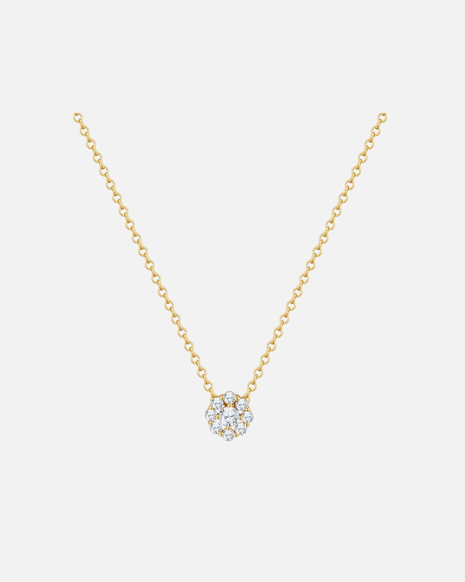Halskette für Weiblich Glanzstücke München Halskette aus Sterling Silber in Gelbgold mit Zirkonia 40,0 cm Basiskette + 5,0 cm Verlängerung