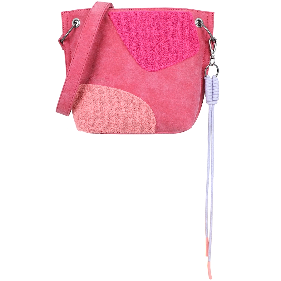 Fritzi aus Preußen Schultertasche Fritzi03 Limited Happy Flocked Jive Soft Berry mit moderner Flockung pink Hellbraun Damen