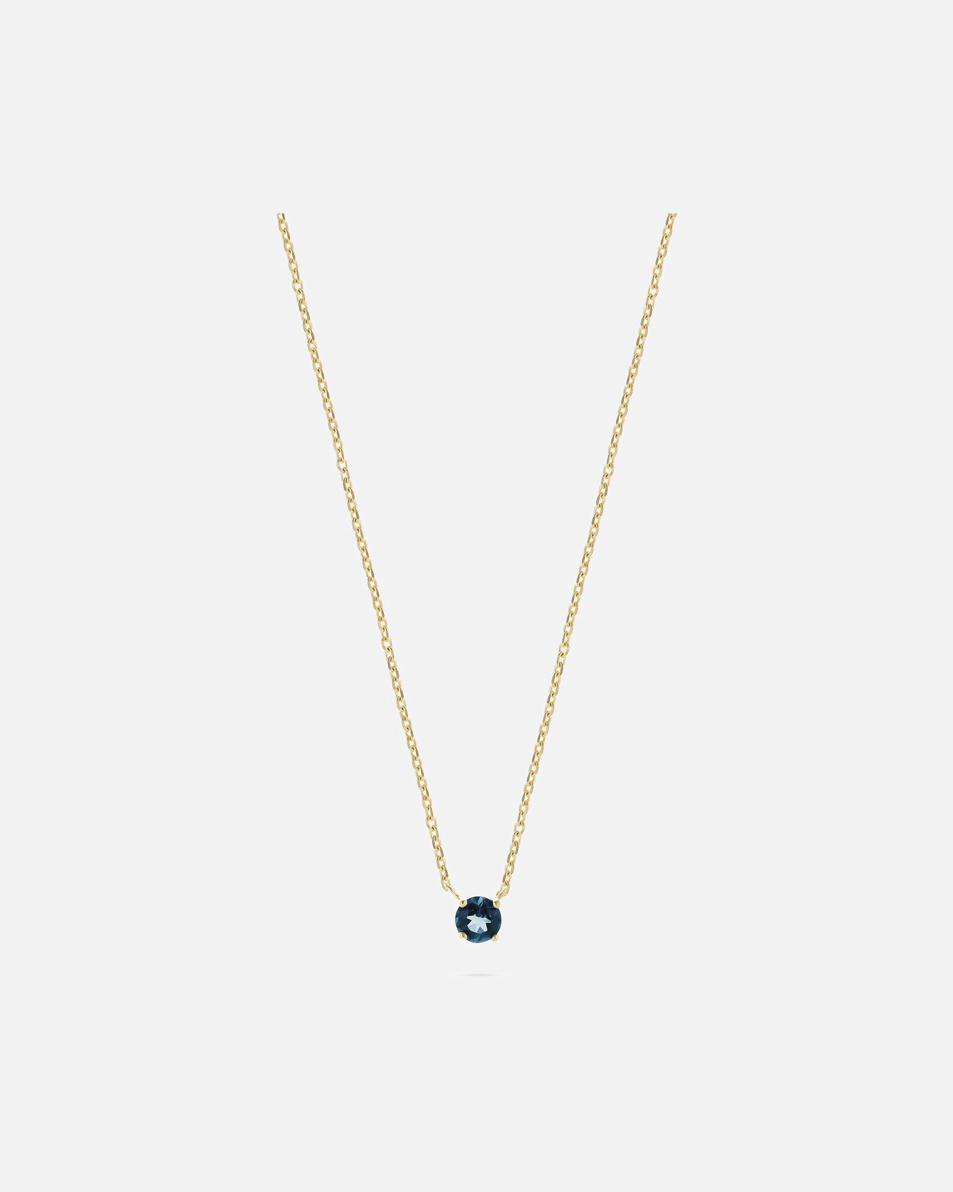 Halskette für Weiblich CHRIST Kette 375er Gelbgold blau, gelbgold