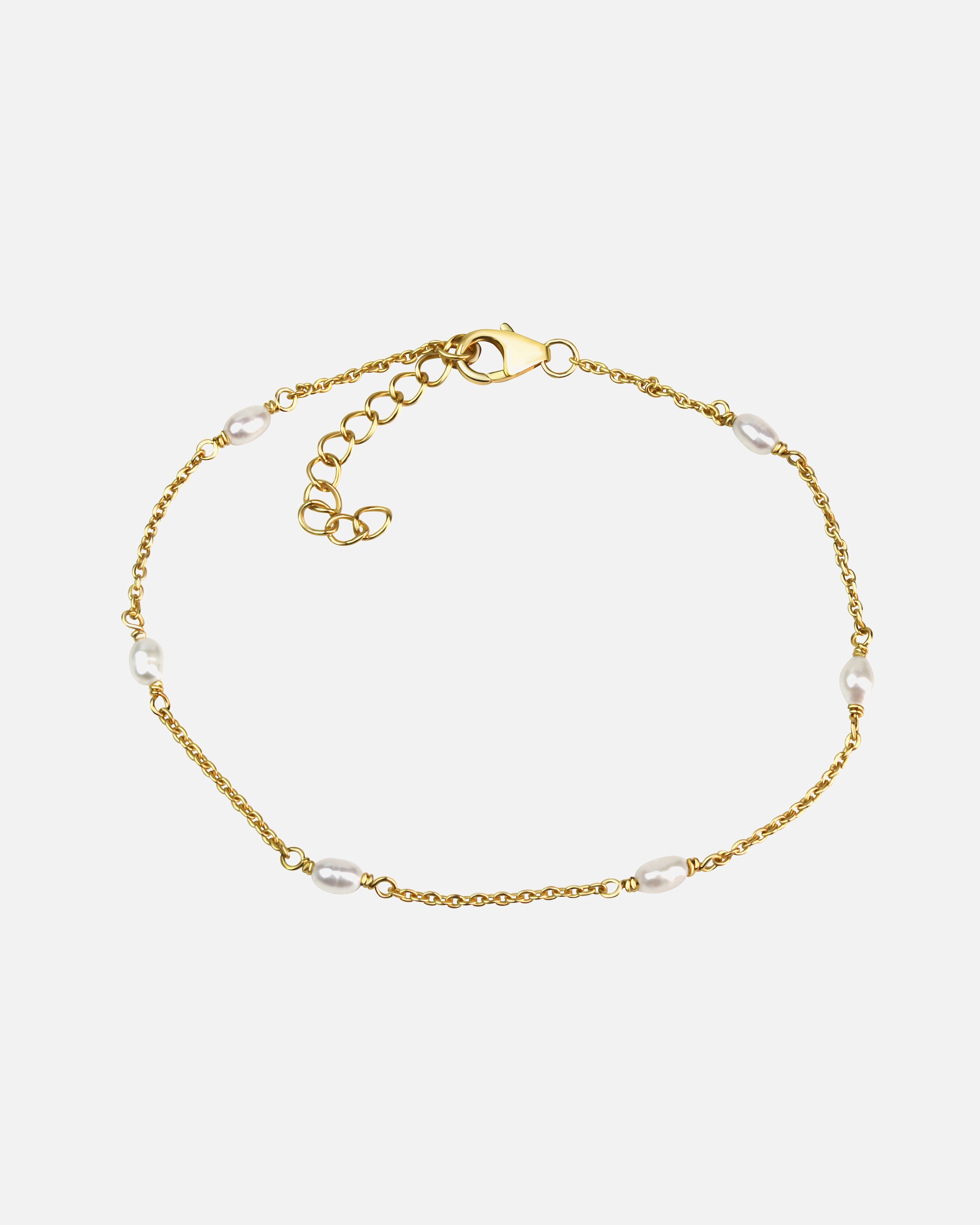 Armband für Weiblich Celesta Armband 925/- Sterling Silber Süßwasserzuchtperle gelb vergoldet
