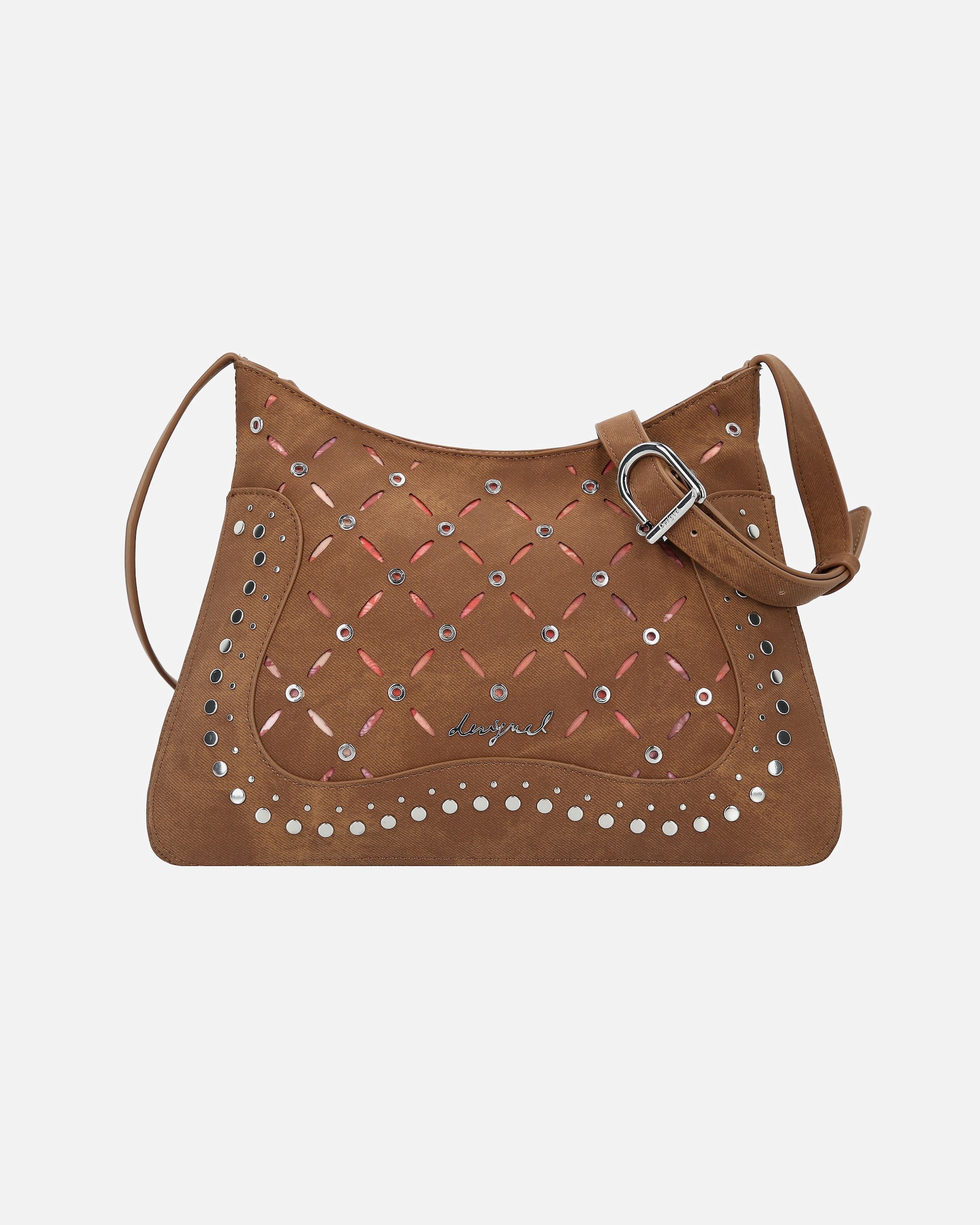 Clutch für Weiblich Desigual Yankee Umhängetasche braun