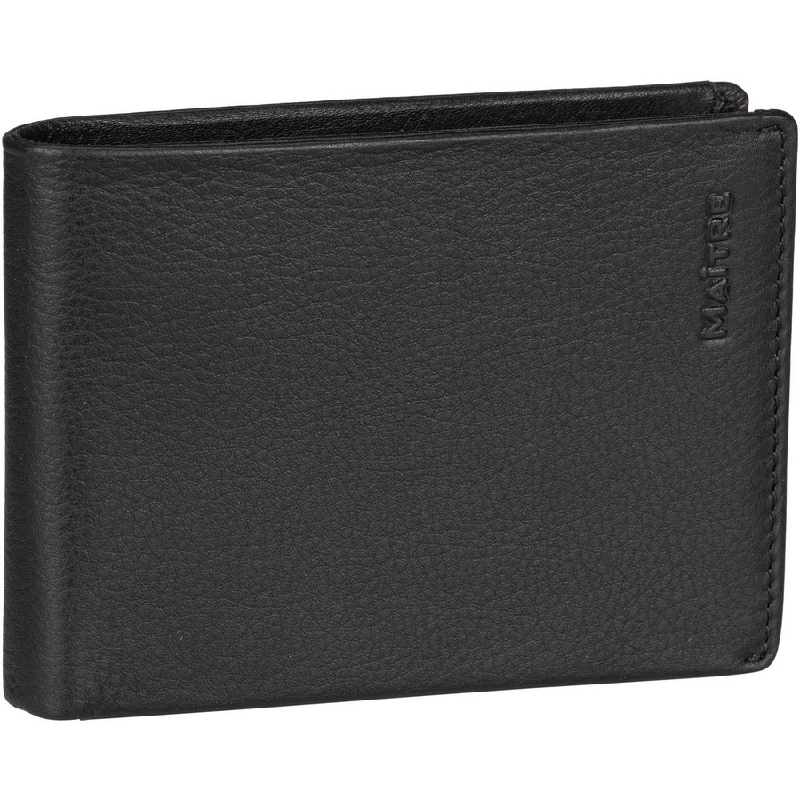 Maître Geldbörse Hundsbach Wolfram Billfold SH8 Black Schwarz Herren