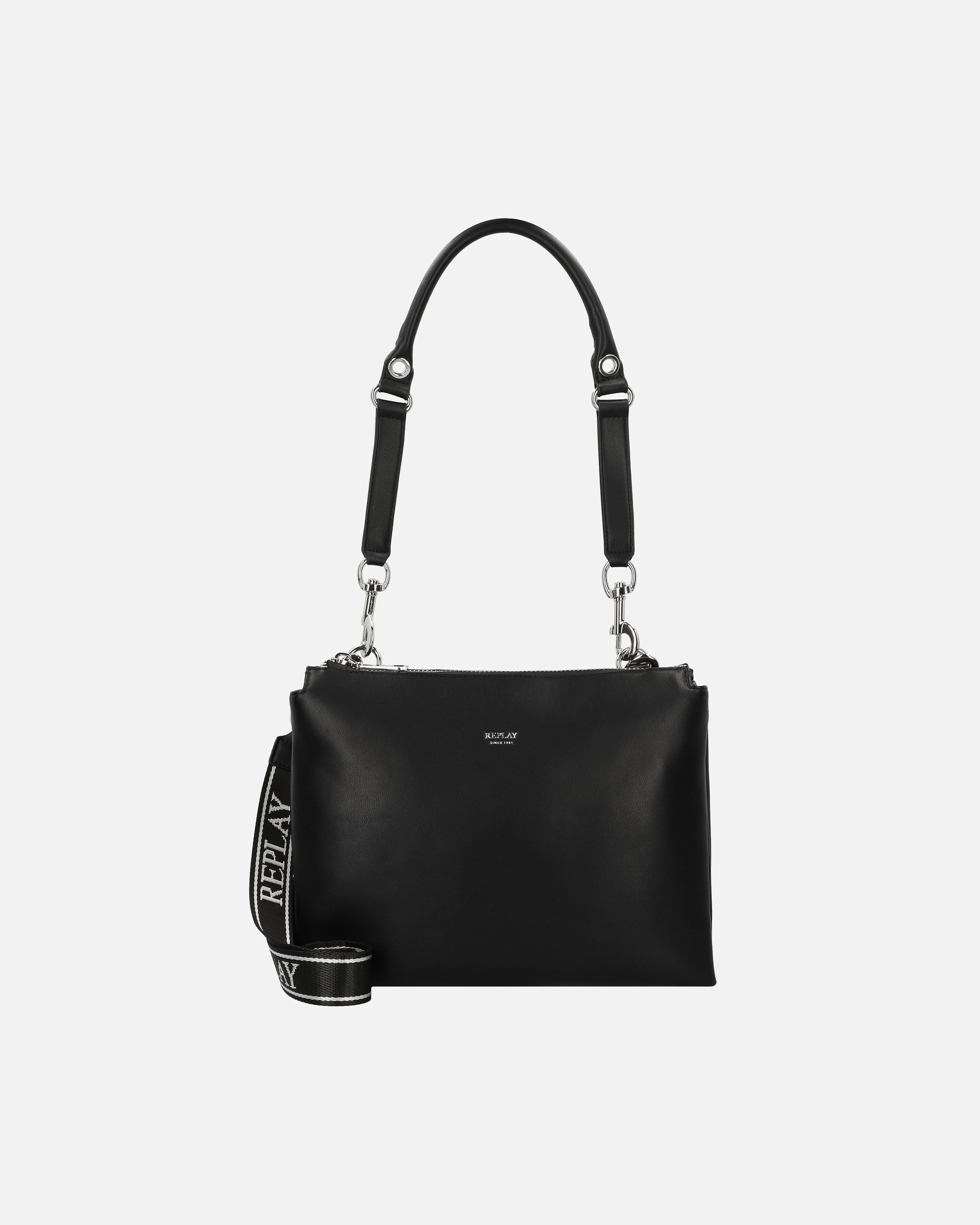 Clutch für Weiblich Replay Schultertasche black