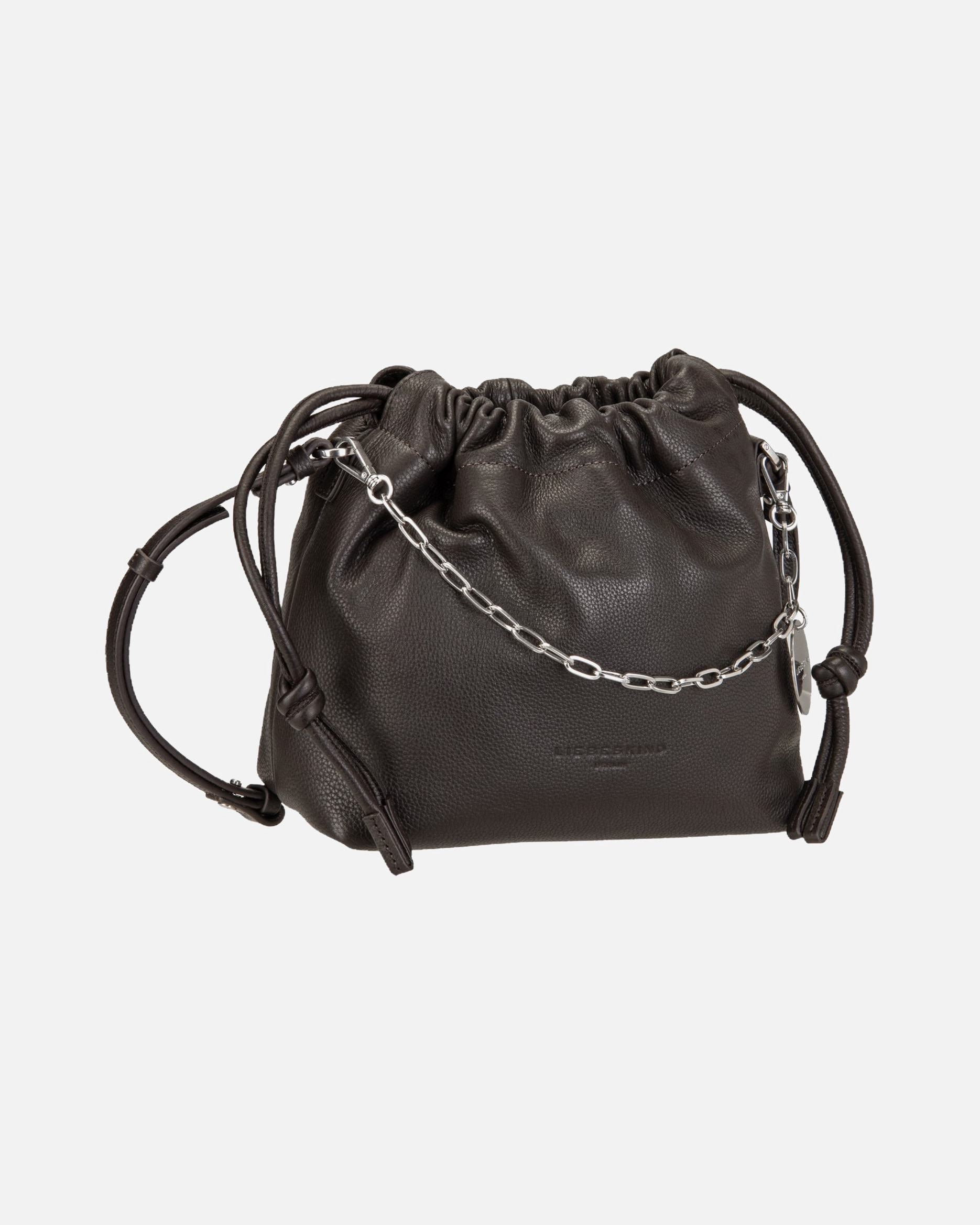 Umhängetasche für Weiblich Liebeskind Umhängetasche Lya II Hobo S Small Pebble Deep Soil