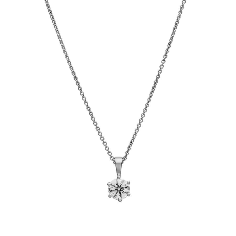 Lyomi Anhänger mit Kette 585/- Gold Diamant Lab Grown weiß 0,75ct. Damen