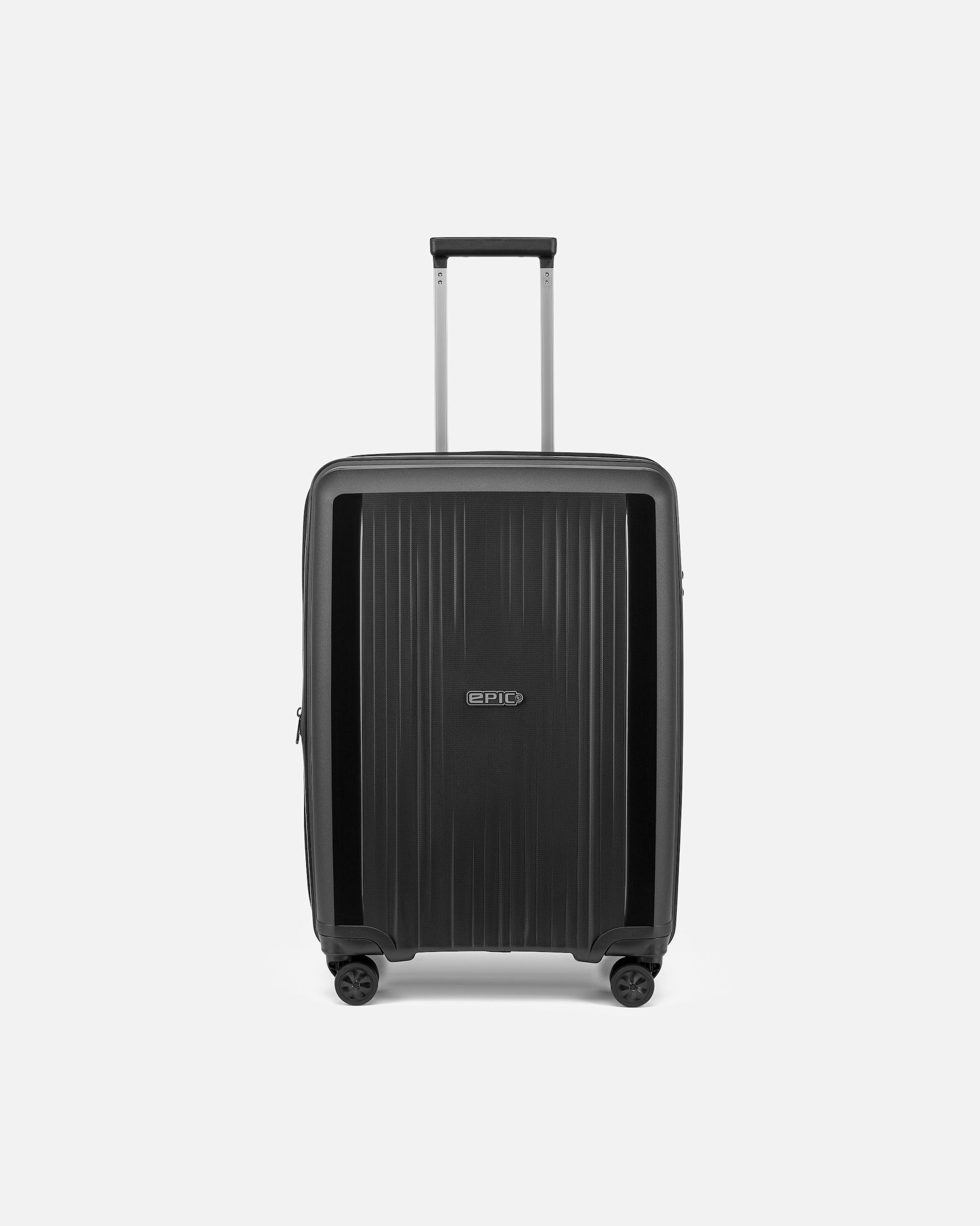 Koffer für Männlich Epic Halo 4 Rollen Trolley 66 cm mit Dehnfalte instantblack