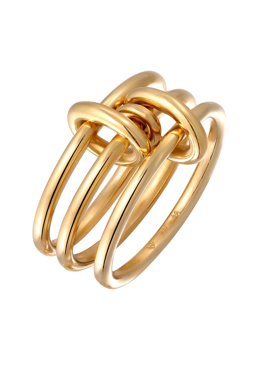 Elli Ring Stapellook 925 Sterling Silber 56 Damen