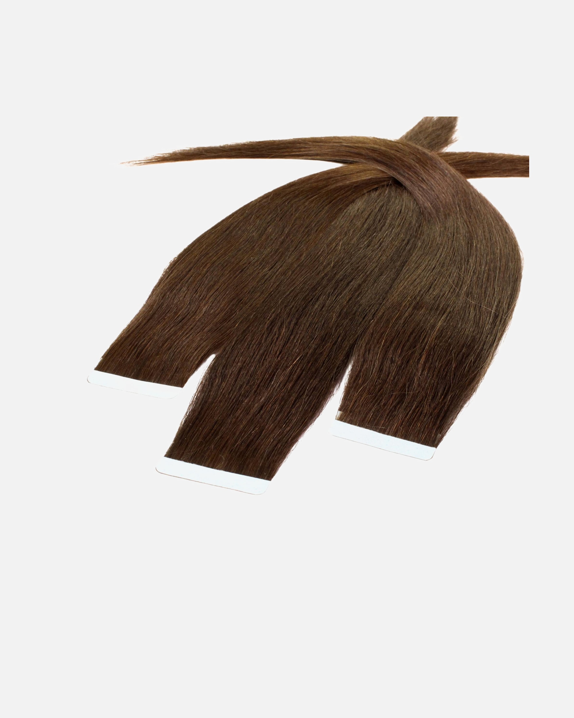 Extensions für Weiblich hair2heart Tape Extensions Echthaar #6/3 Dunkelblond Gold 50cm