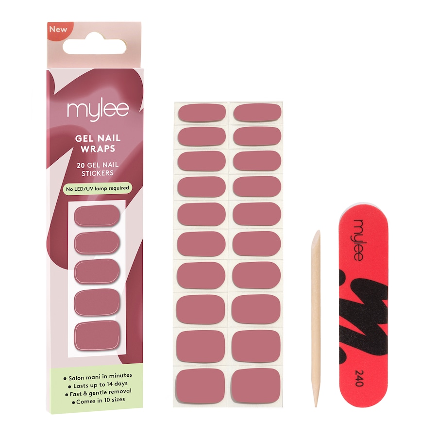 Mylee Gel-Nagelfolien Vintage Rose Damen