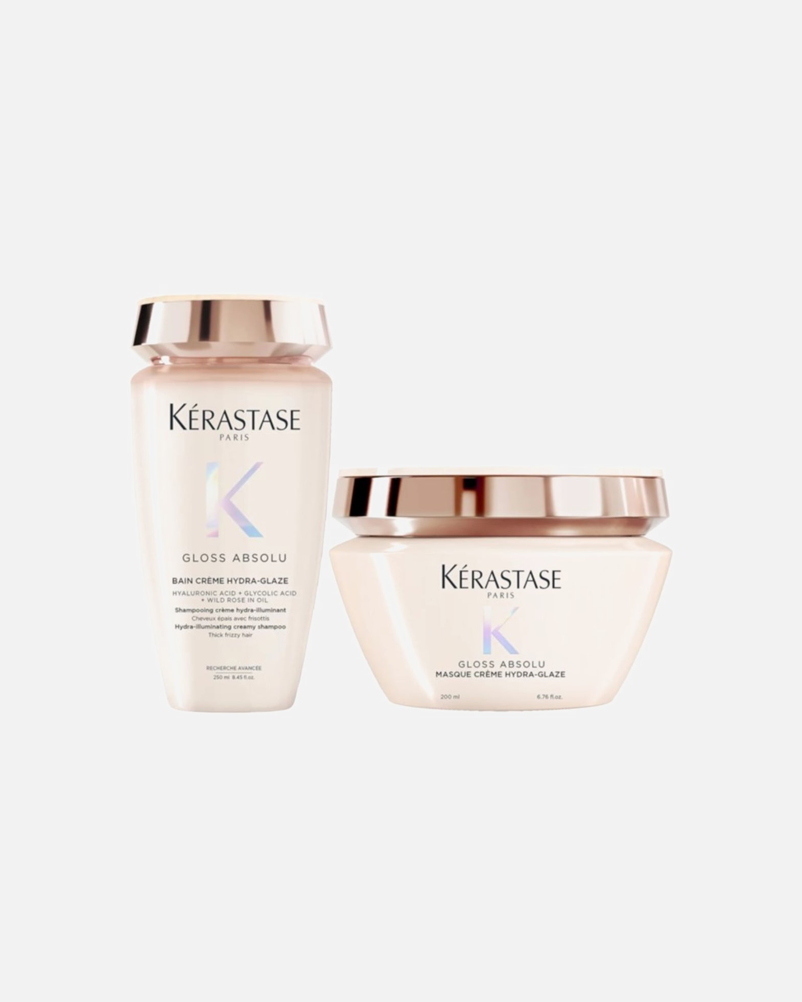 Haarpflegeset für Weiblich Kérastase Gloss Absolu Créme 2er Set (Créme Shampoo / Masque) 1 Stück