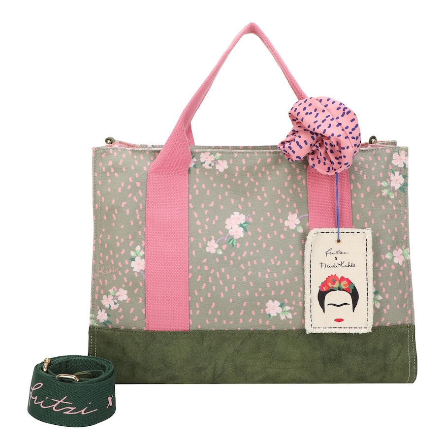 Fritzi aus Preußen x Frida Kahlo Shopper jungle Grau Damen
