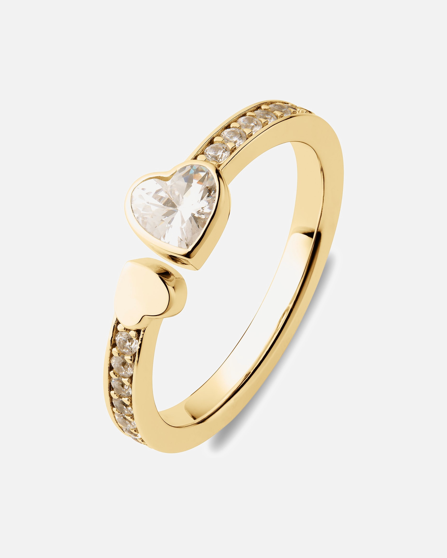 Ring für Weiblich Jette Damenring 925er Silber, recycelt 61