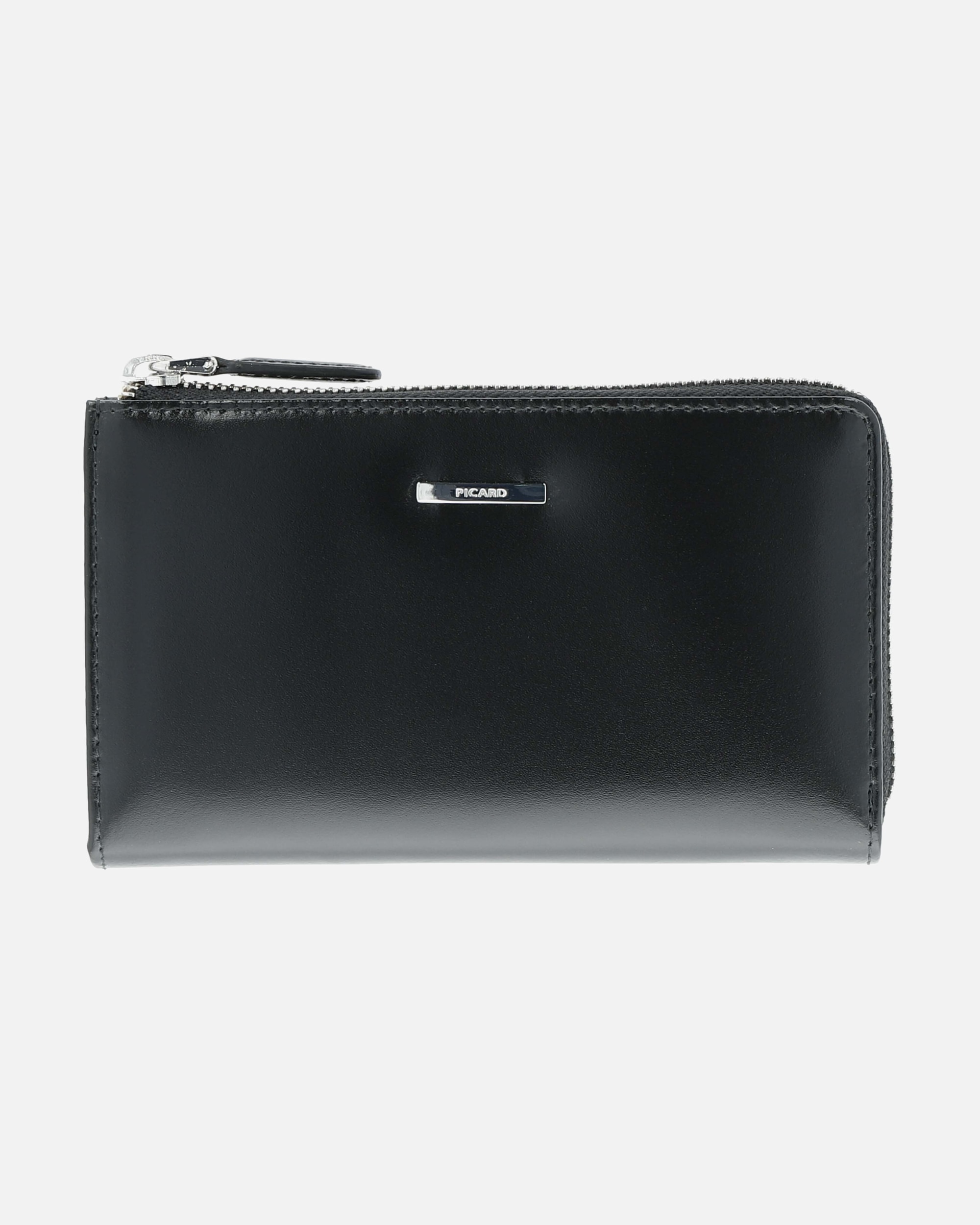 Portemonnaie für Weiblich Picard Offenbach Geldbörse Leder 16 cm schwarz
