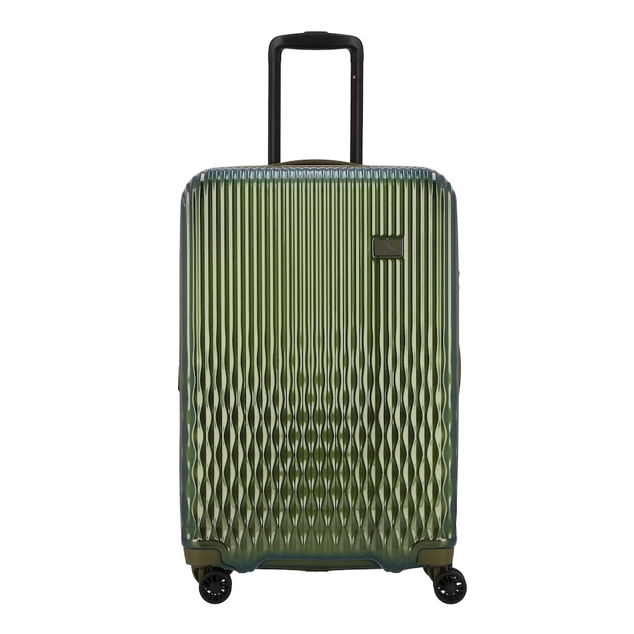 Pack Easy Flow 4 Rollen Trolley M 66 cm mit Dehnfalte Grün Herren