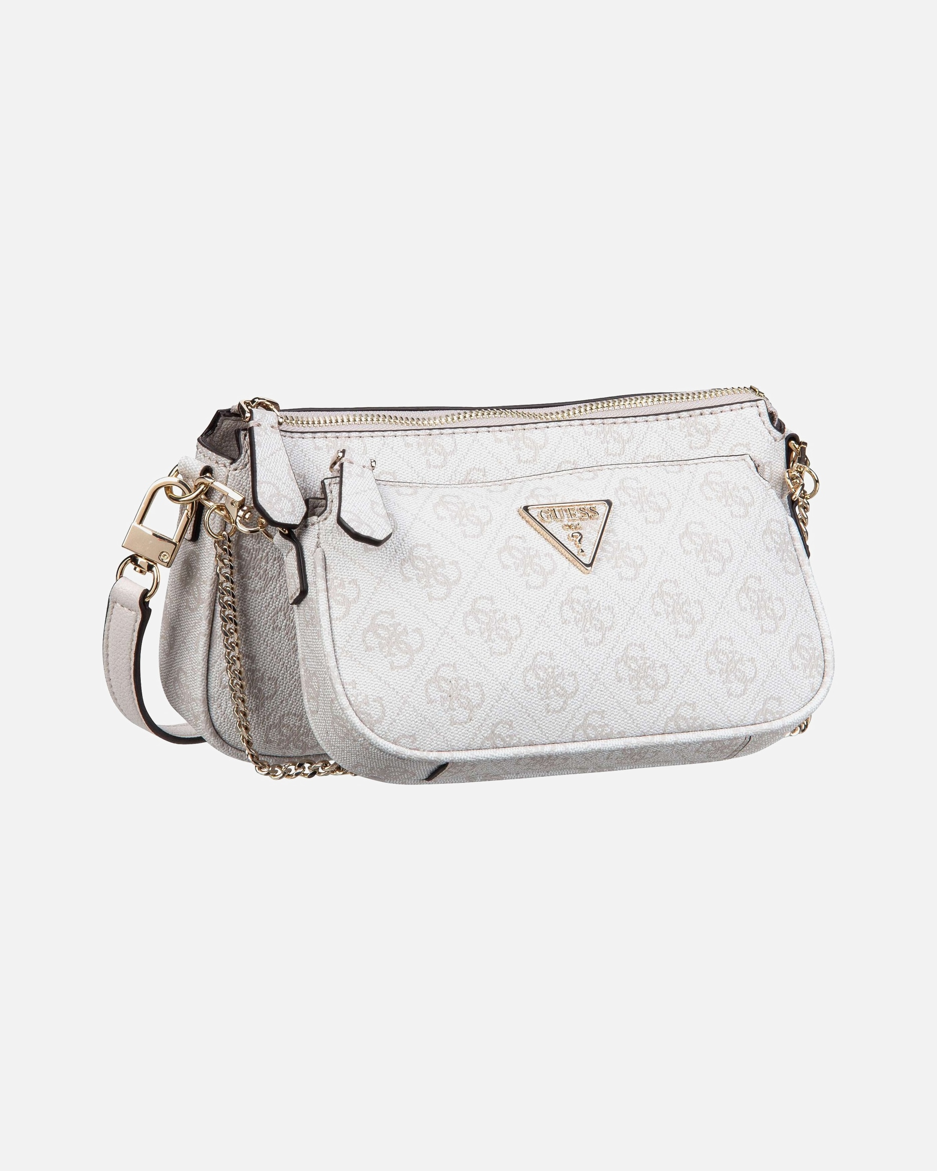 Umhängetasche für Weiblich Guess Umhängetasche Noelle Double Pouch Bone
