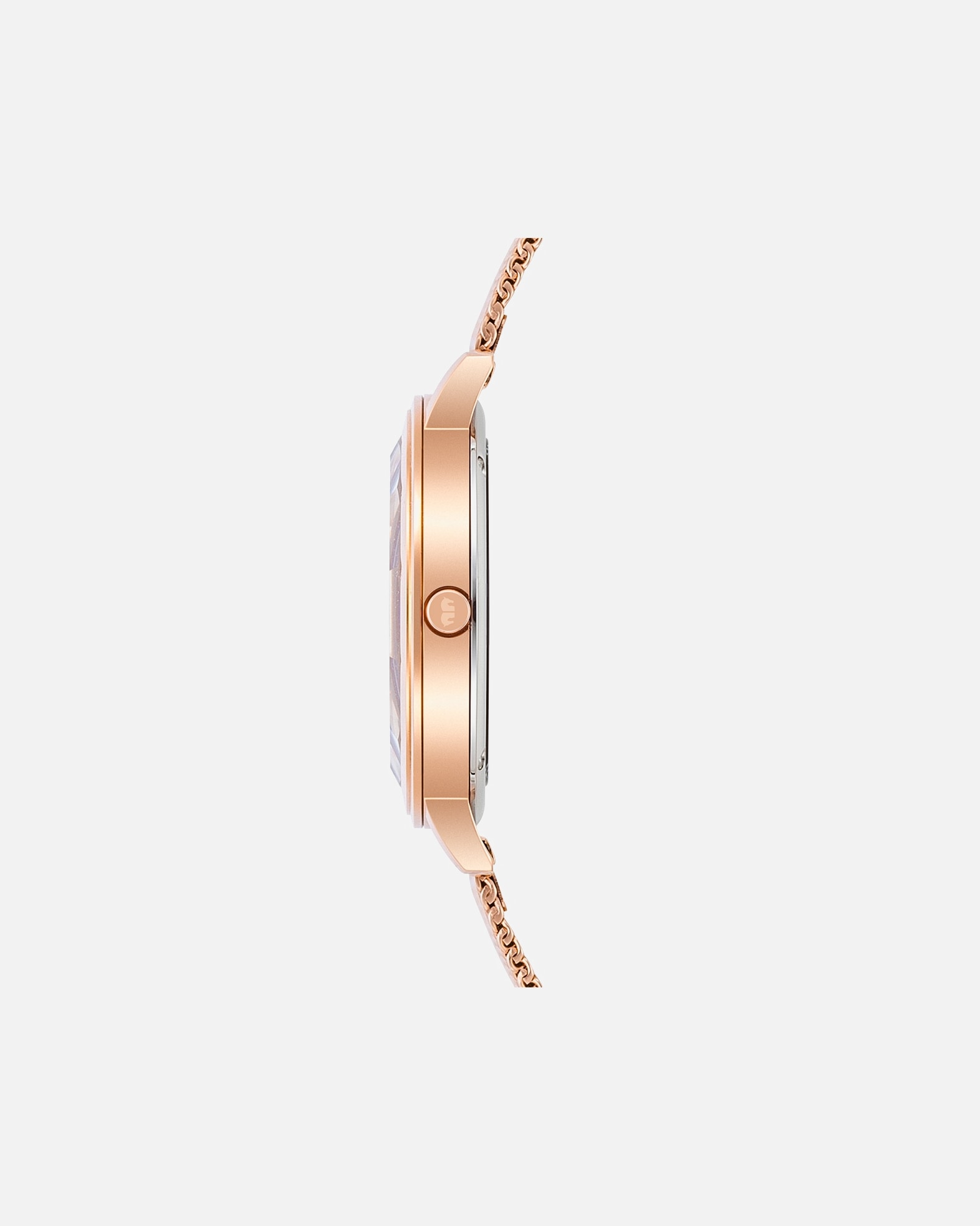 Uhr für Weiblich Rhodenwald & Söhne Armband-Uhr Lucrezia aus Edelstahl in gelbgold Roségold
