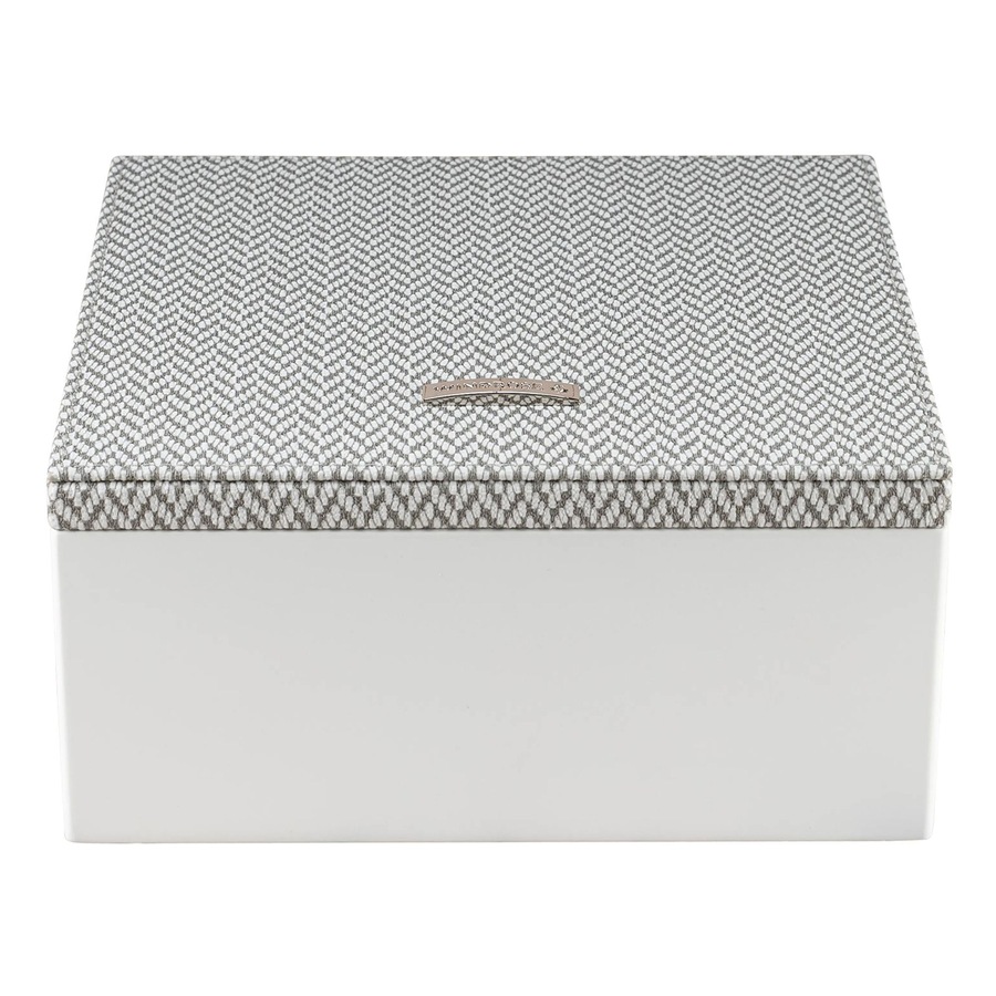 Windrose Calma Schmuckkasten 18cm x 8.5cm Weiss Damen