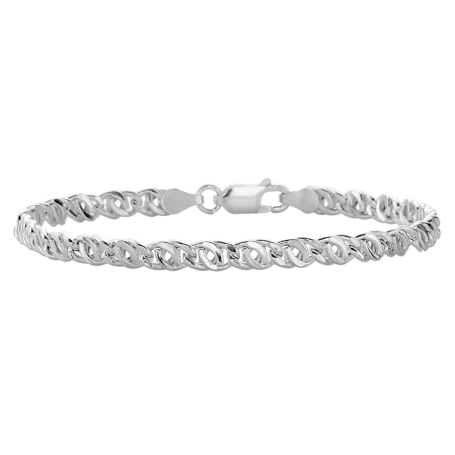 Lucardi Armband 925 Silber - silbern Damen