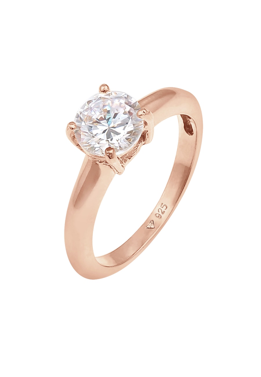 Elli Solitär Klassisch Zirkonia 925 Sterling Silber 60 Damen