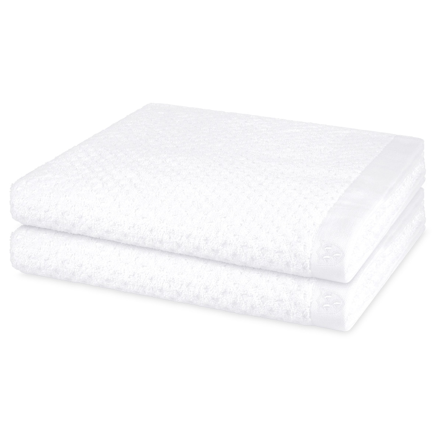 ROSS Duschtuch-Set Harmony (2er Set) Weiß Weiss