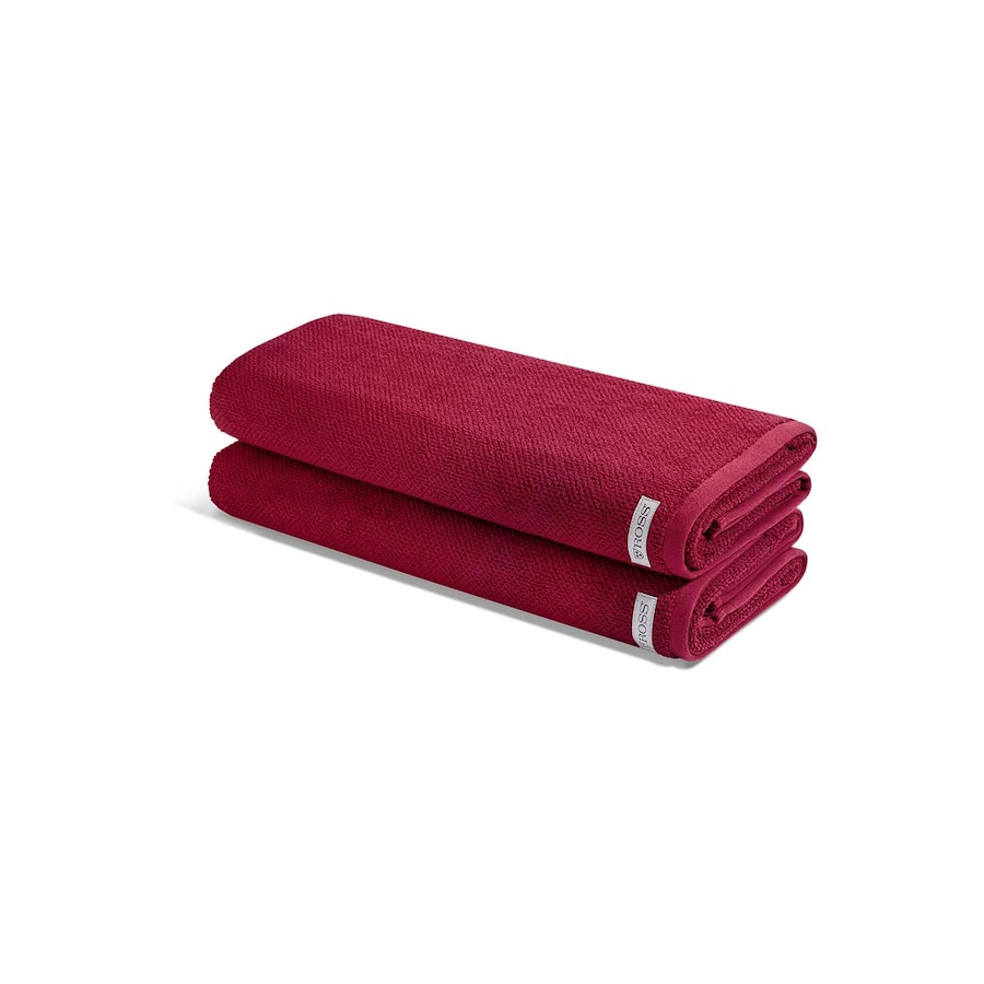 ROSS Selection 2er Set Duschtuch Rubin Braun