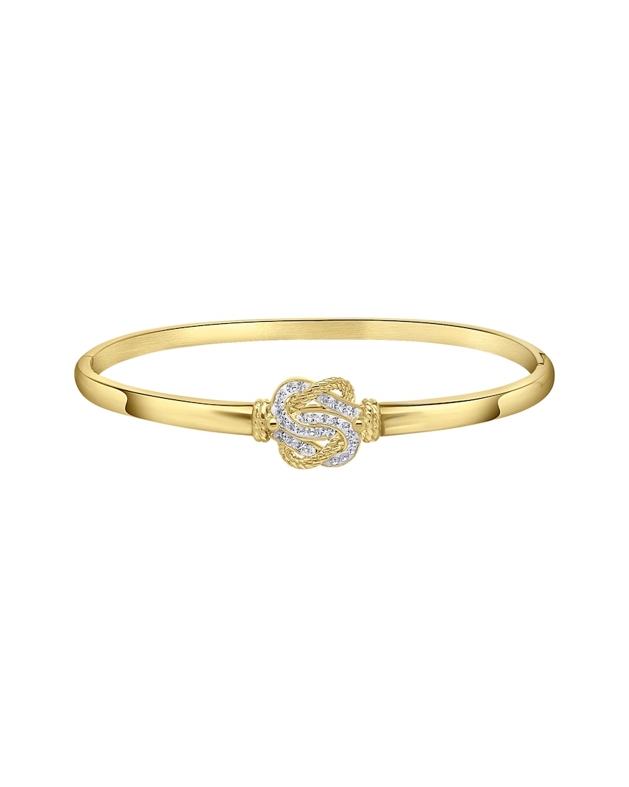 Lucardi Armband Stahl Gold - 62.0mm Damen