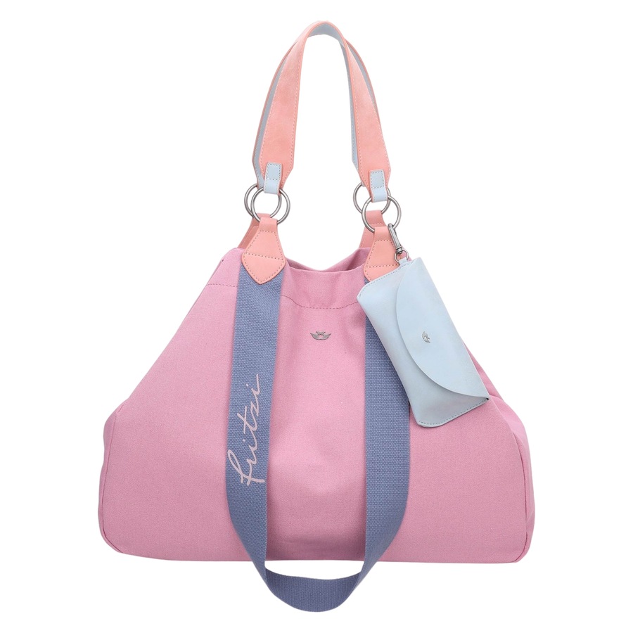 Fritzi aus Preußen Shopper Izzy veganen Materialien rot Rosegold Damen