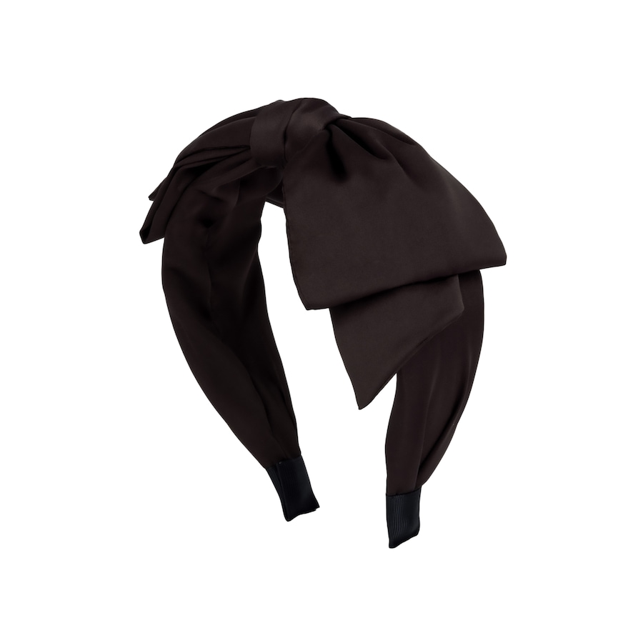 Filippa Firenze Haarreif Satin Bow mit eleganter Schleife schwarz