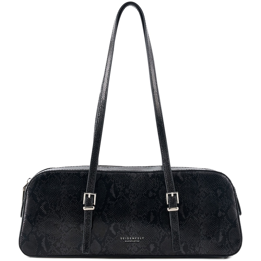 Seidenfelt Lilleby Schultertasche reptile black Schwarz Damen