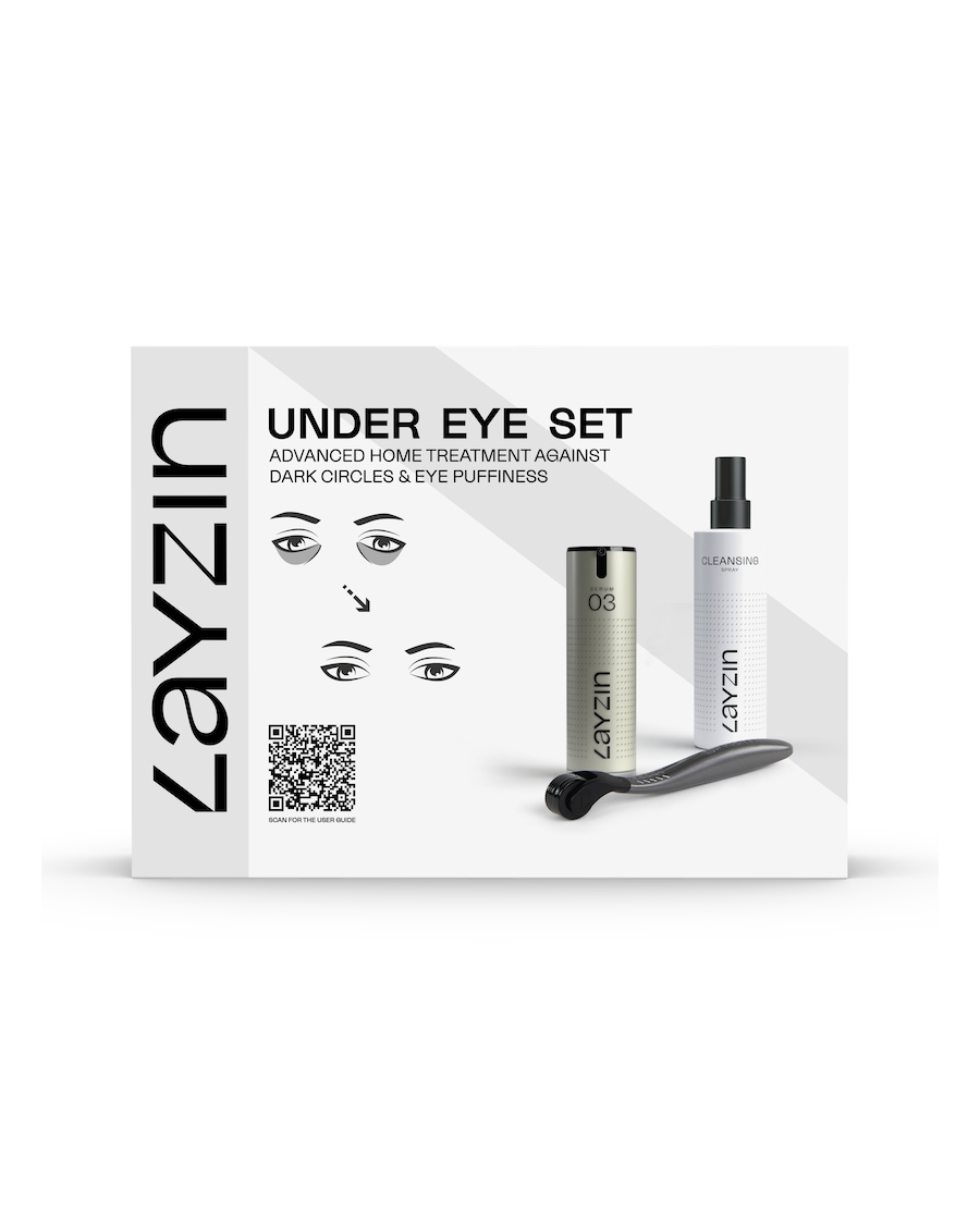 LAYZIN Unter-Augen-Dermaroller-Set gegen Falten