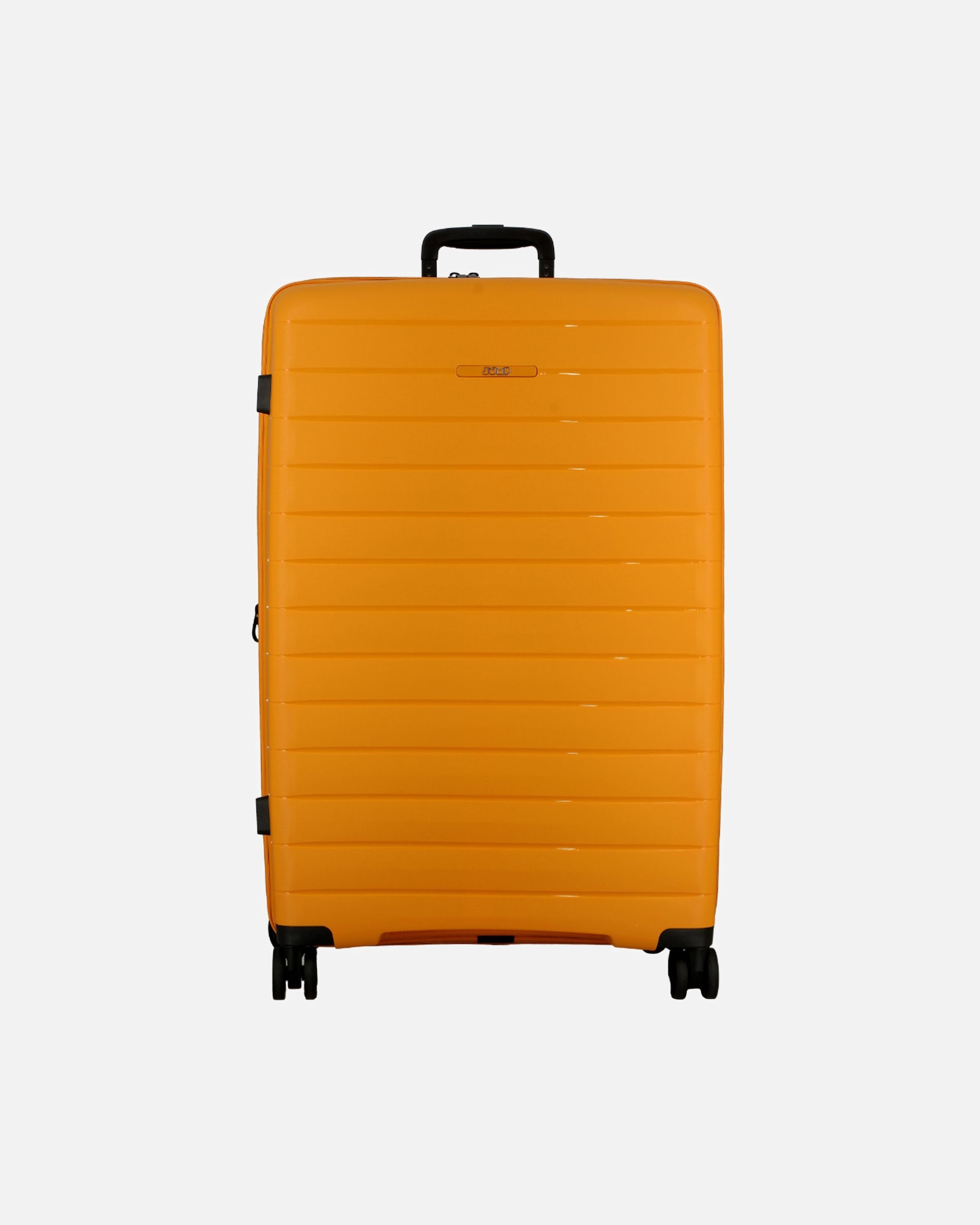 Koffer für Männlich Jump Striper 4 Rollen Trolley 77 cm mit Dehnfalte yellow