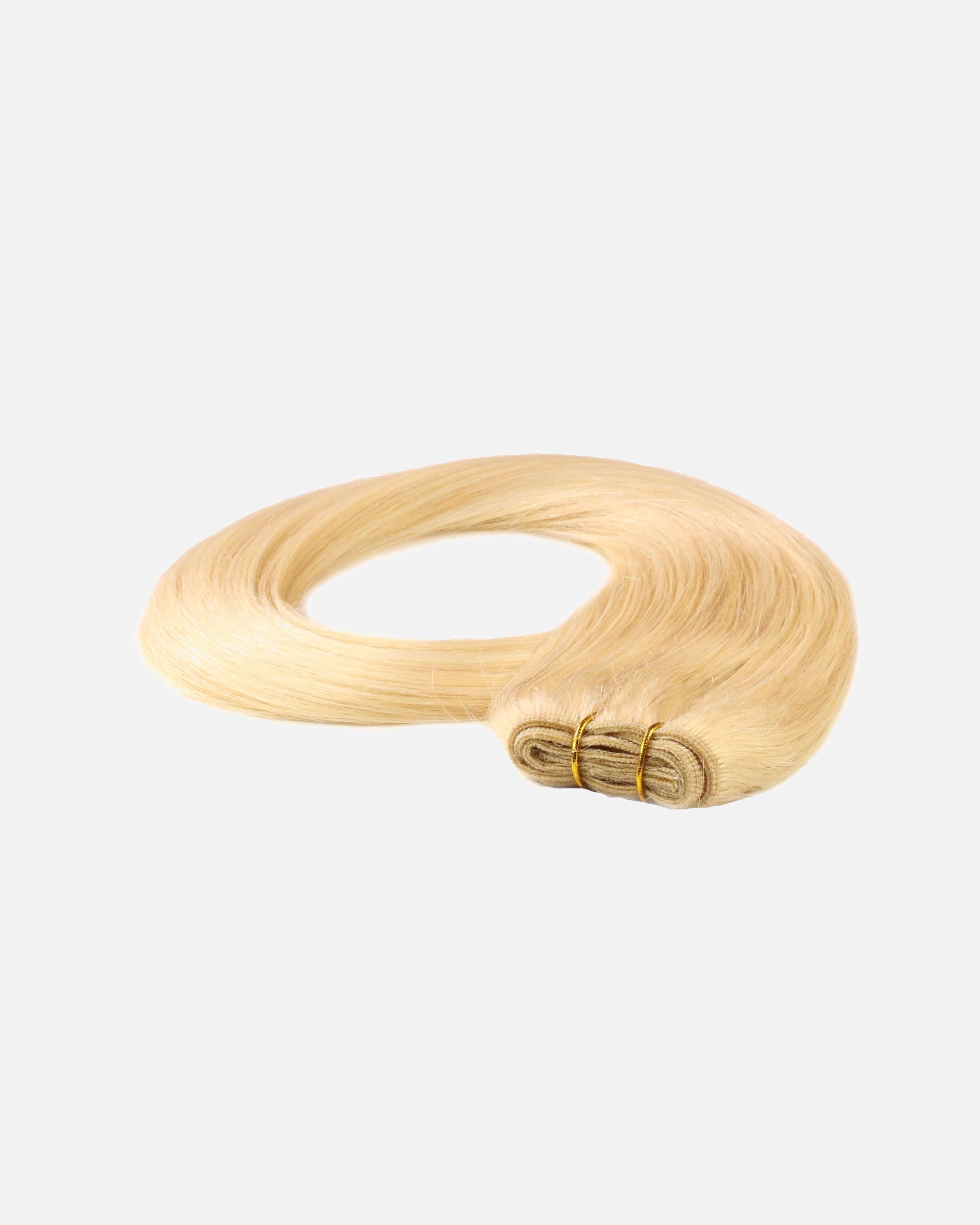 Extensions für Weiblich hair2heart Tresse Extensions Echthaar #9/0 Lichtblond 100g 60cm