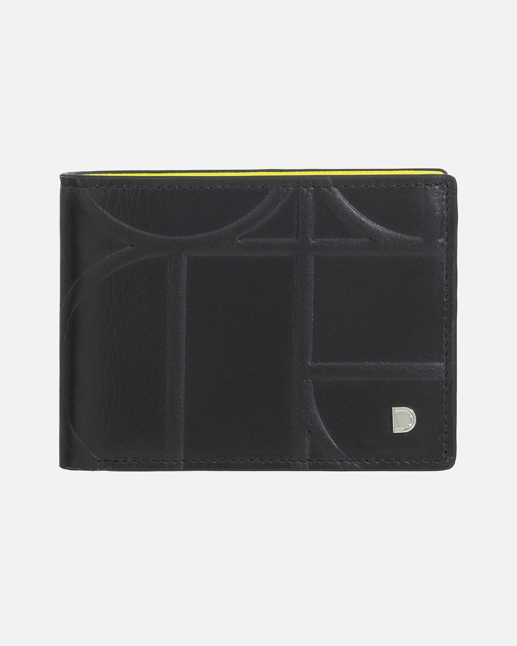 Portemonnaie für Männlich DuDu Up! Herrengeldbörse black-bright yellow