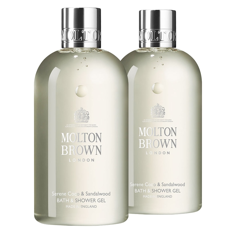 Molton Brown Serene Coco & Sandalwood Bath Shower Gel Doppelpack (2er Set) 600 ml