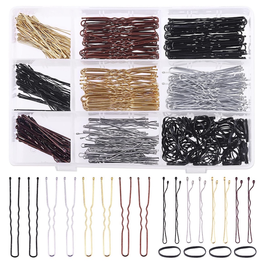 SOHO Cosette Haarnadeln Set Gold / schwarz Braun