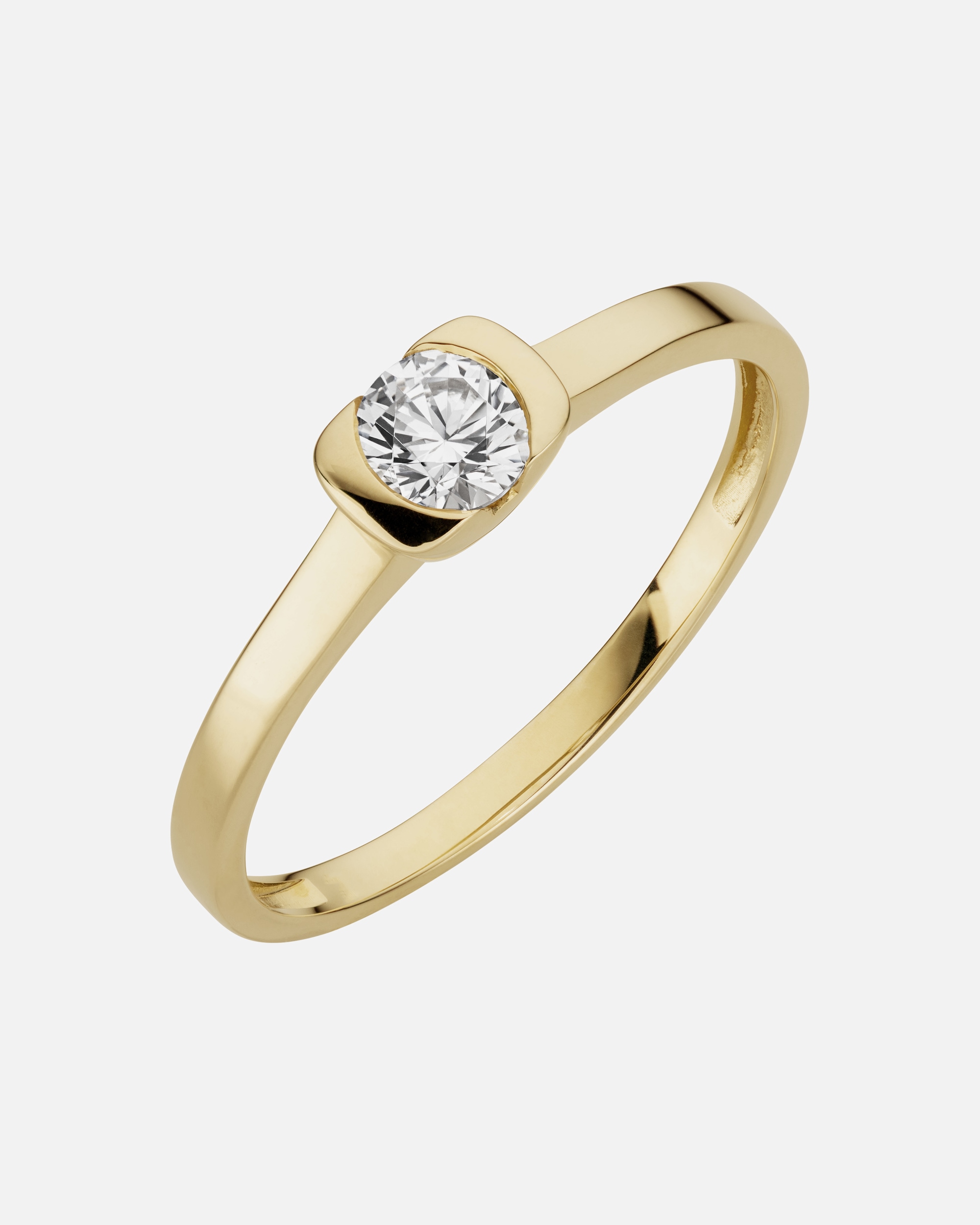 Ring für Weiblich Orolino Ring 333/- Gold Zirkonia weiß 056 (17,8)