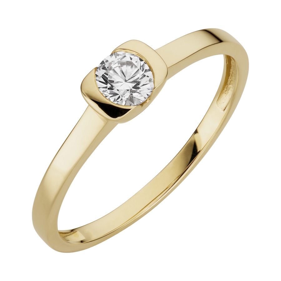 Orolino Ring 333/- Gold Zirkonia weiß 056 (17,8) Damen
