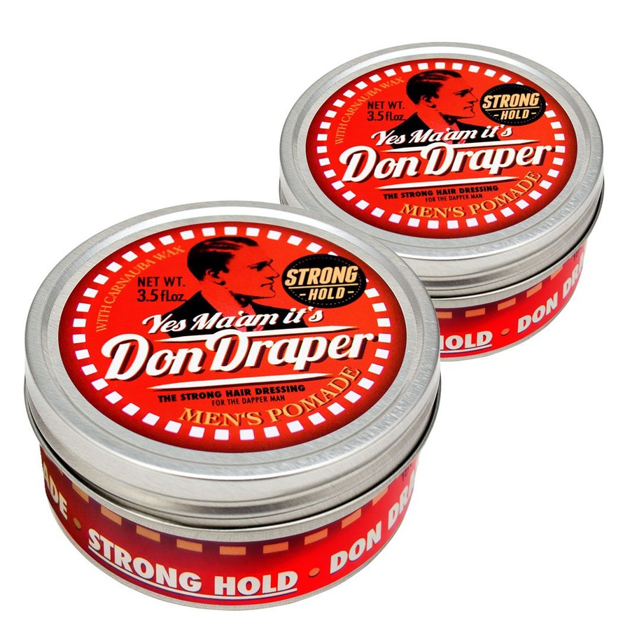 Don Draper Men's Pomade Strong Doppelpack (2er Set) 200 ml Herren