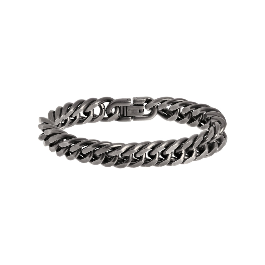 Lucardi Armband Stahl silbern 19.0mm Damen