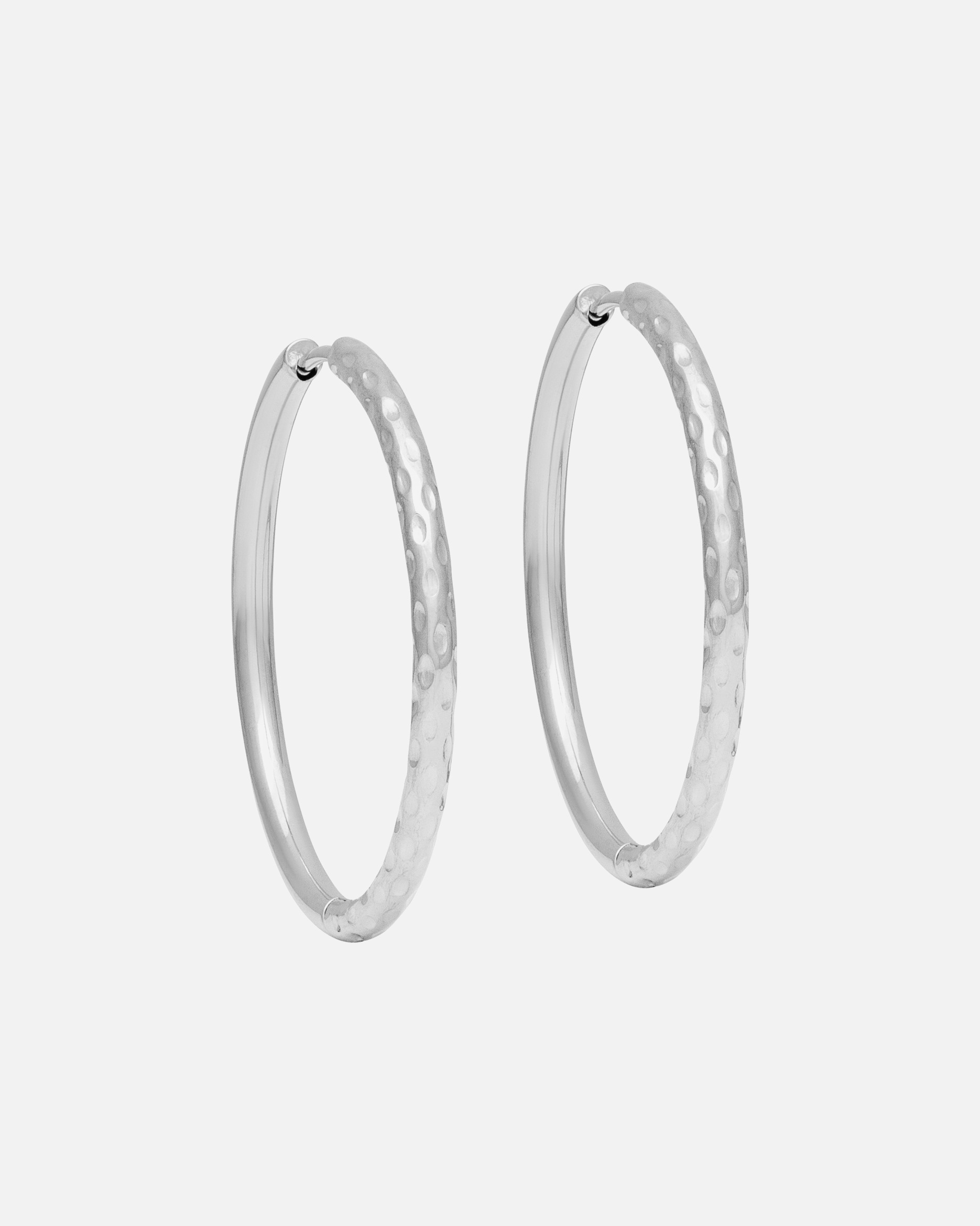 Ohrringe für Weiblich A&C Oslo – Nordic Design Jewellery Default Brand Line Ohrhänger 'Steel - Raw Coll' silver
