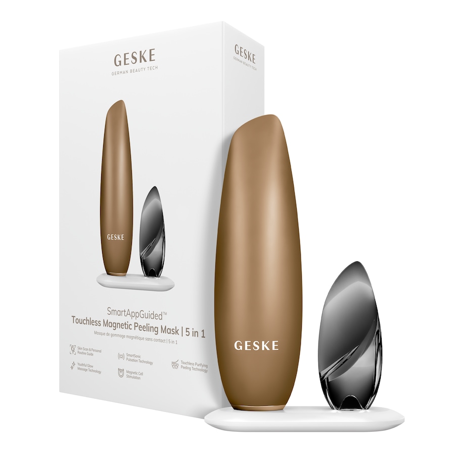 GESKE SmartAppGuided Touchless Magnetic Peeling Mask | 5 in 1 Gray