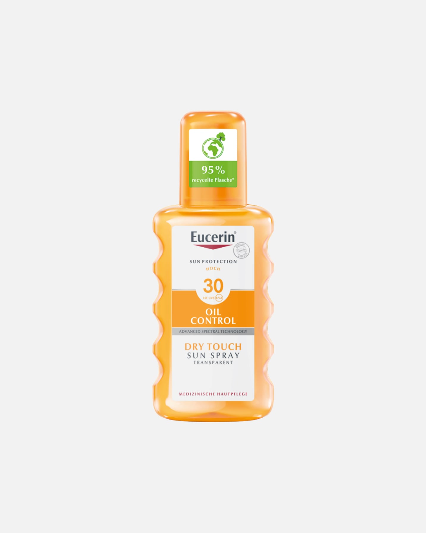 Sonnencreme für Unisex Eucerin Sun Oil Control Transparent Spray LSF 30 200 ml