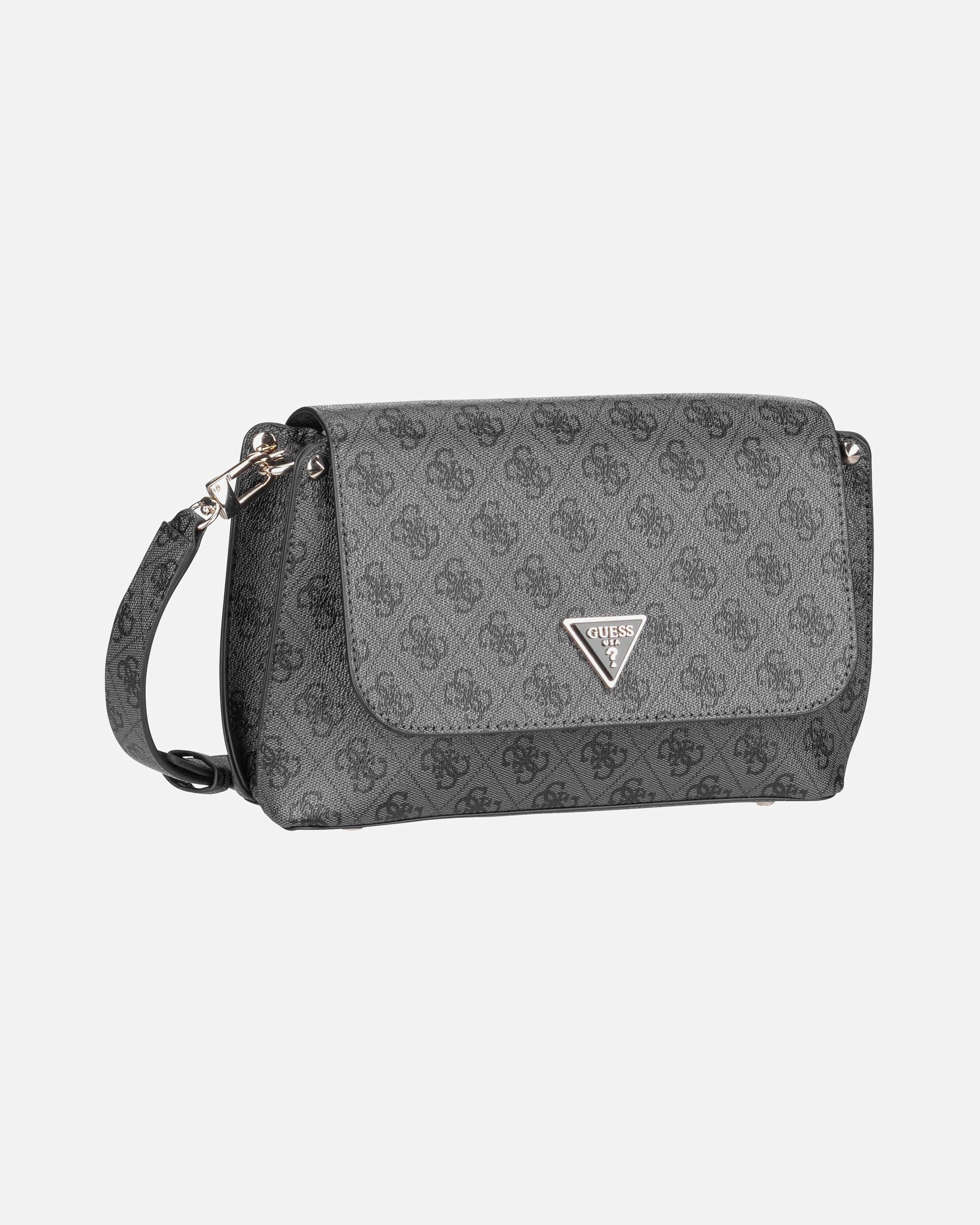 Rucksack für Weiblich Guess Bodybag Meridian II Flap CB 74200 Logo Coal
