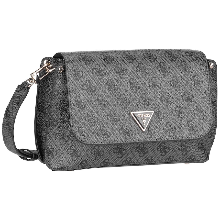 Guess Bodybag Meridian II Flap CB 74200 Logo Coal Grau Damen
