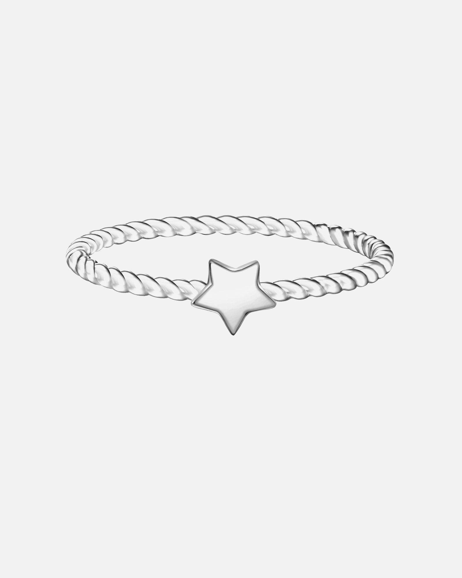 Ring für Weiblich Glanzstücke München Ring Stern Sterling Silber in Silber 56