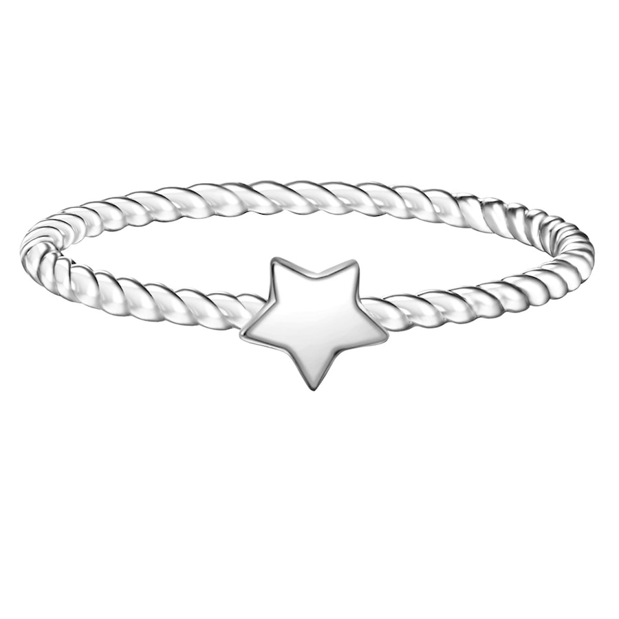 Glanzstücke München Ring Stern Sterling Silber in 58 Damen