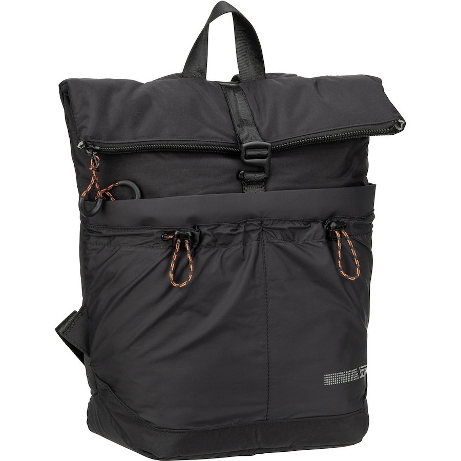 Jost Rolltop Rucksack Lohja Backpack Courier Black Schwarz Damen